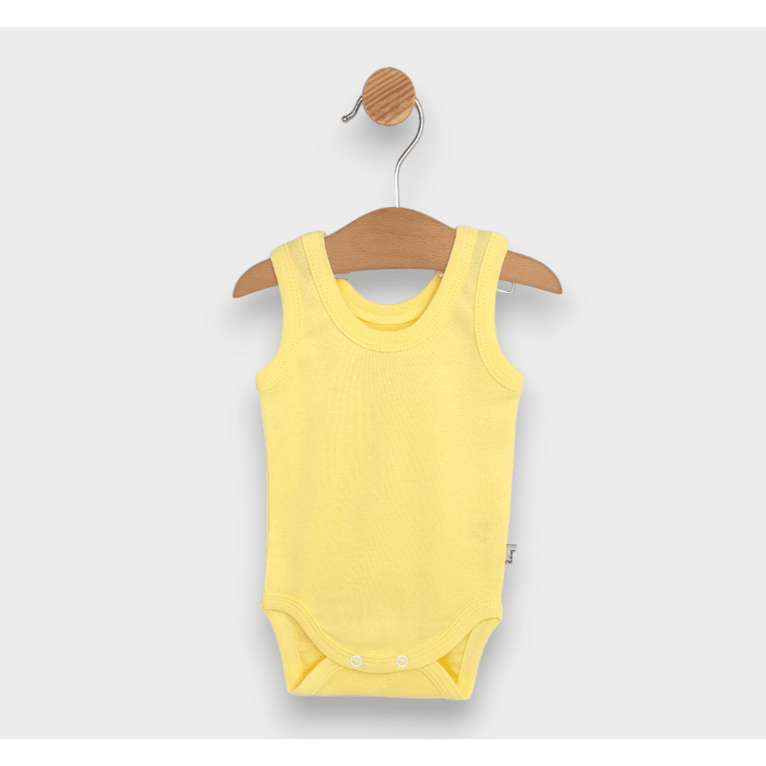 Rainy Бебешко боди потник 48-80см. жълт