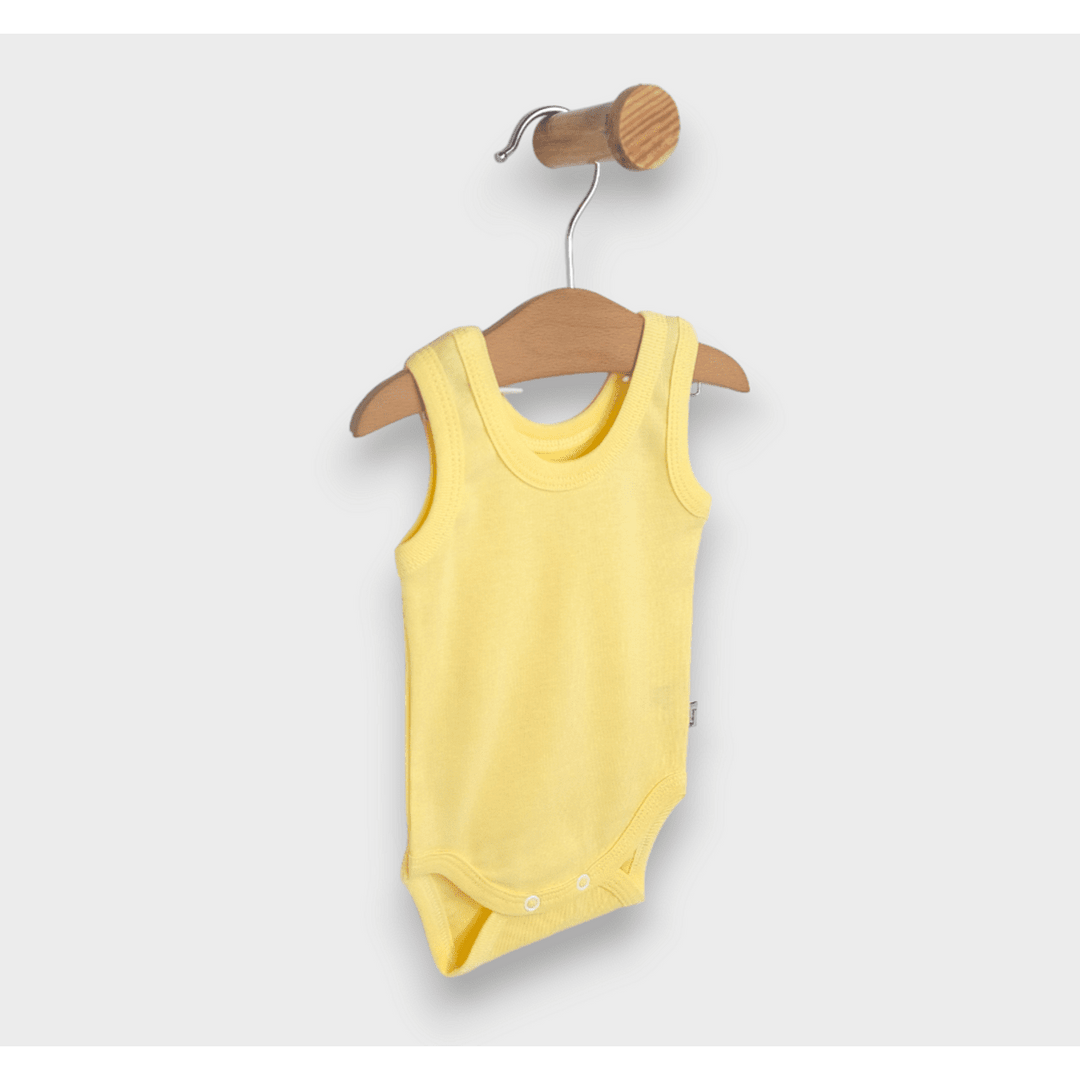 Rainy Бебешко боди потник 48-80см. жълт