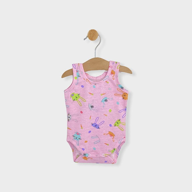 Rainy Бебешко боди потник Print pink 56-86 см.