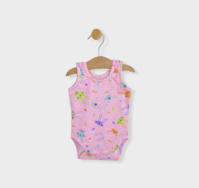 Rainy Бебешко боди потник Print pink 56-86 см.