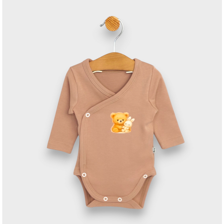 Rainy Бебешко боди с дълъг ръкав 48 - 74см. Baby Bear