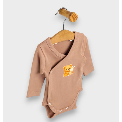 Rainy Бебешко боди с дълъг ръкав 48 - 74см. Baby Bear