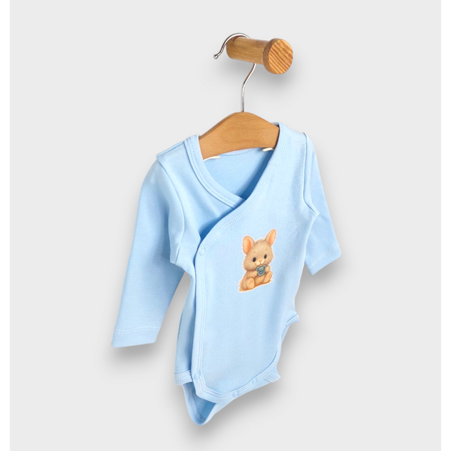 Rainy Бебешко боди с дълъг ръкав 48 - 74см. Baby Bunny
