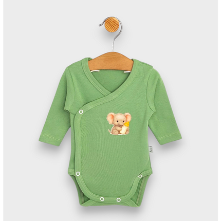 Rainy Бебешко боди с дълъг ръкав 48 - 74см. Baby Elephant