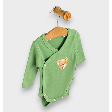 Rainy Бебешко боди с дълъг ръкав 48 - 74см. Baby Elephant