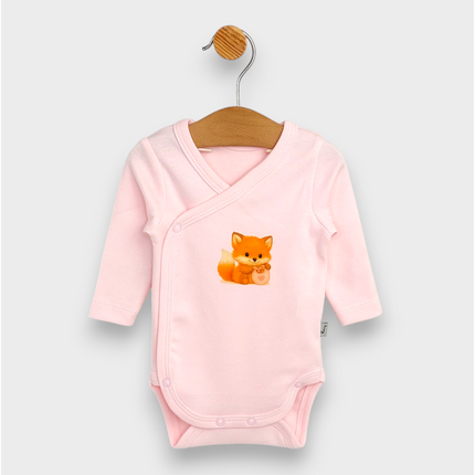 Rainy Бебешко боди с дълъг ръкав 48 - 74см. Baby Fox