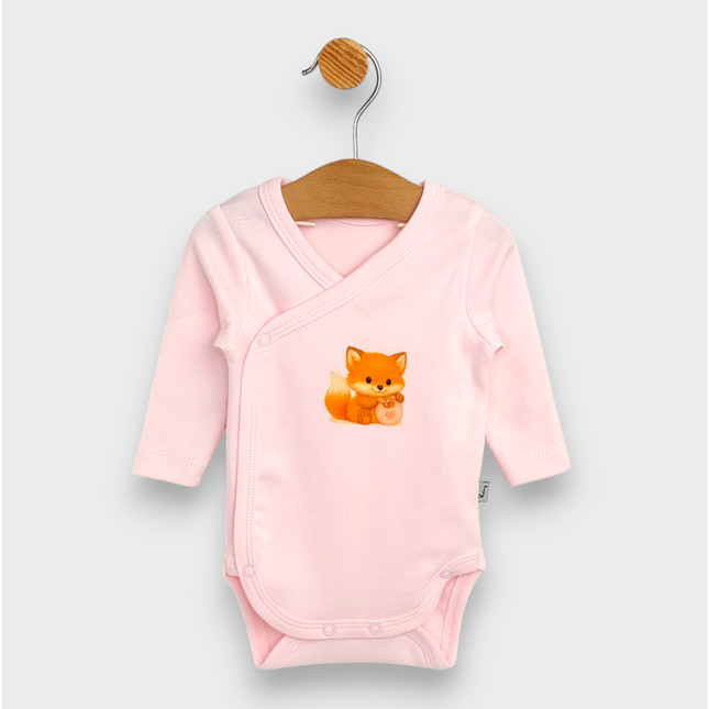 Rainy Бебешко боди с дълъг ръкав 48 - 74см. Baby Fox