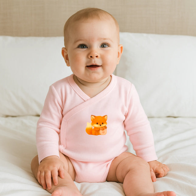 Rainy Бебешко боди с дълъг ръкав 48 - 74см. Baby Fox