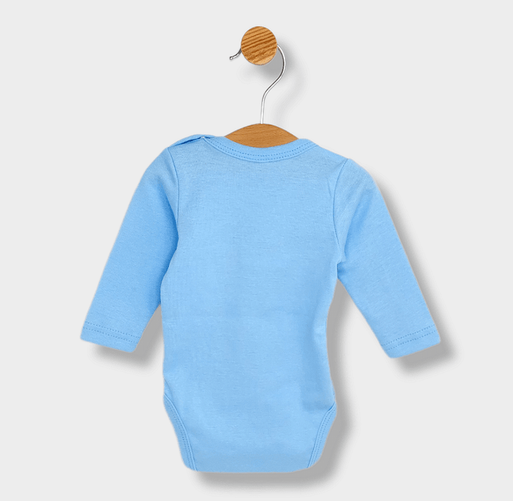 Rainy Бебешко боди с дълъг ръкав 48-86см. Тати е моят герой син