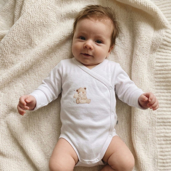 Rainy Бебешко боди с дълъг ръкав и ръкавички 48 - 62см. Baby Hug