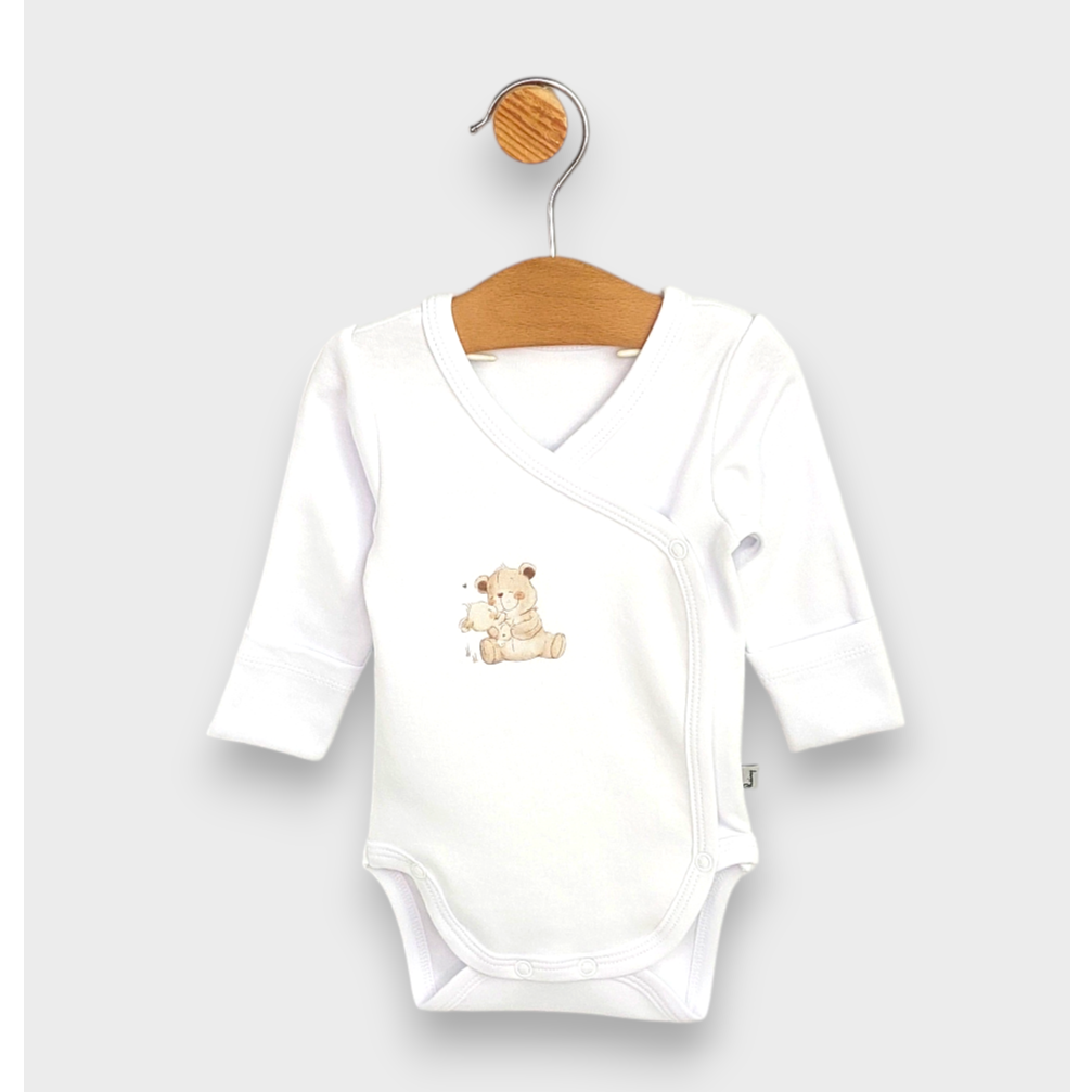 Rainy Бебешко боди с дълъг ръкав и ръкавички 48 - 62см. Baby Hug