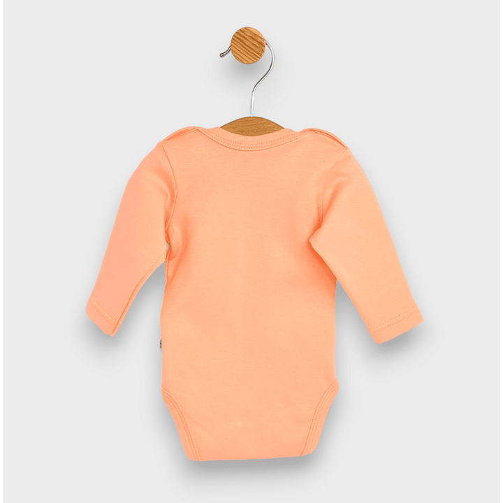 Rainy Бебешко боди с дълъг ръкав I'm the reason 56 - 80 см. праскова