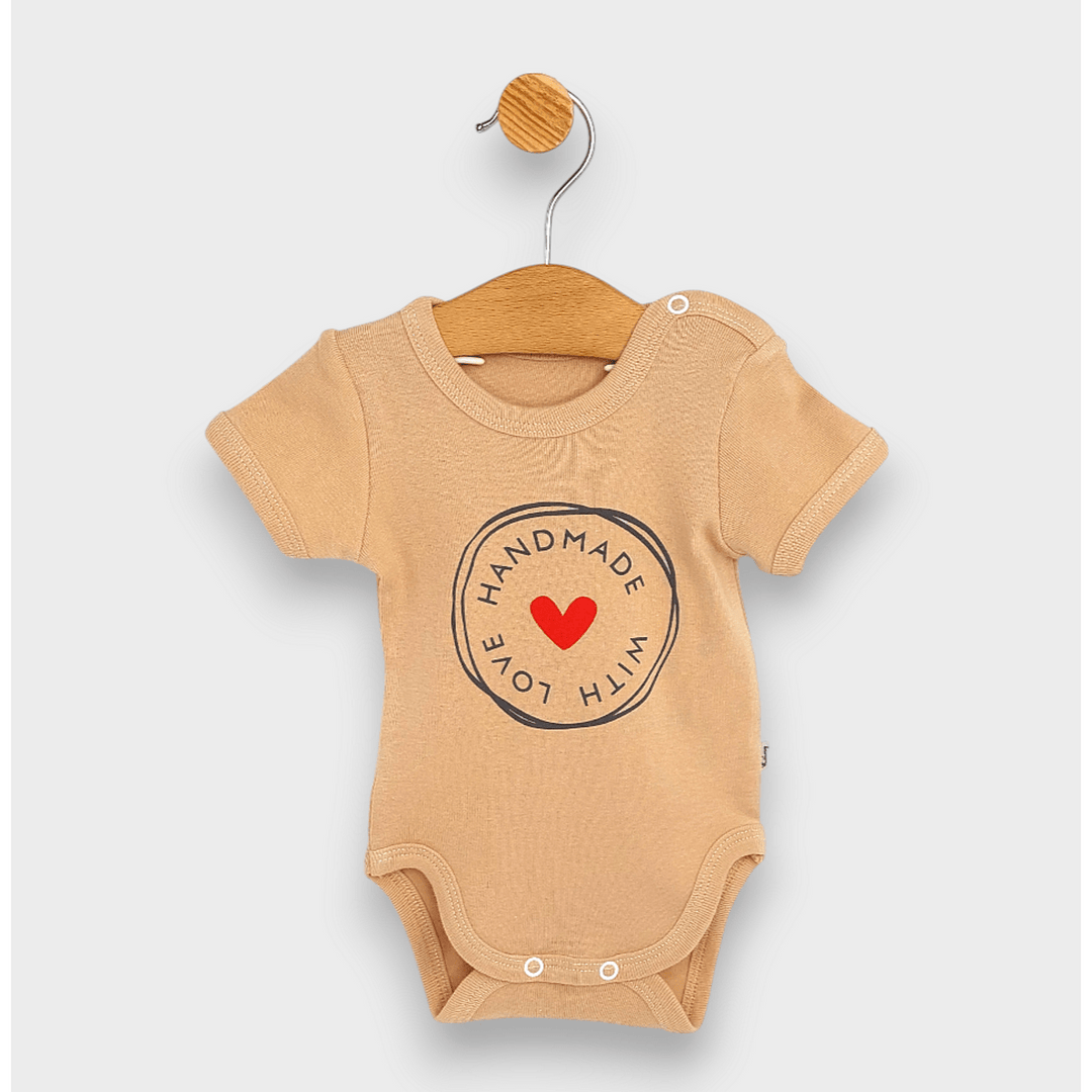 Rainy Бебешко боди с къс ръкав 48-86см. Handmade with love