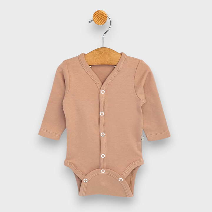Rainy Бебешко боди с предно закопчаване 48 - 74см. бадем