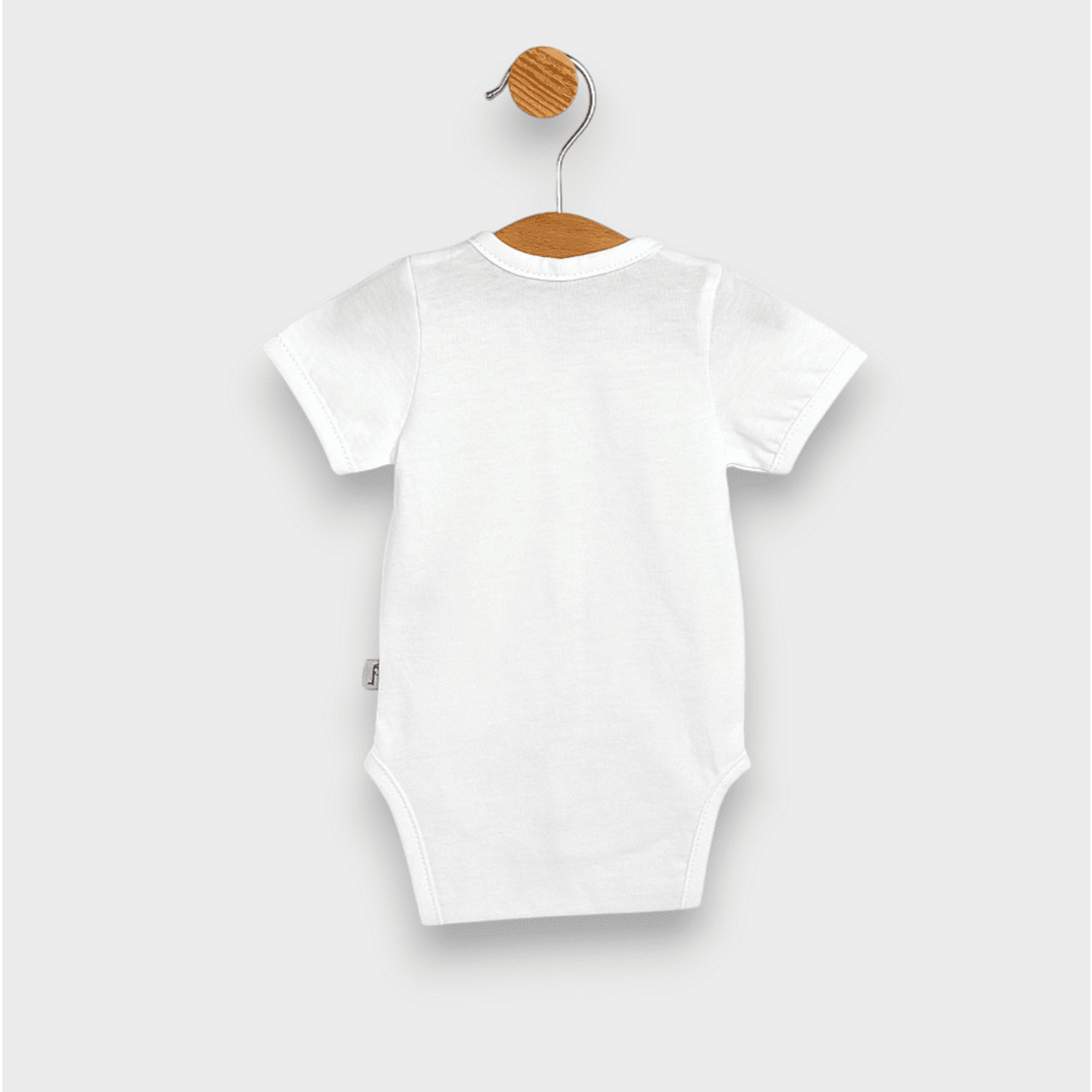 Rainy Бебешко боди с предно закопчаване и къс ръкав 48-80см