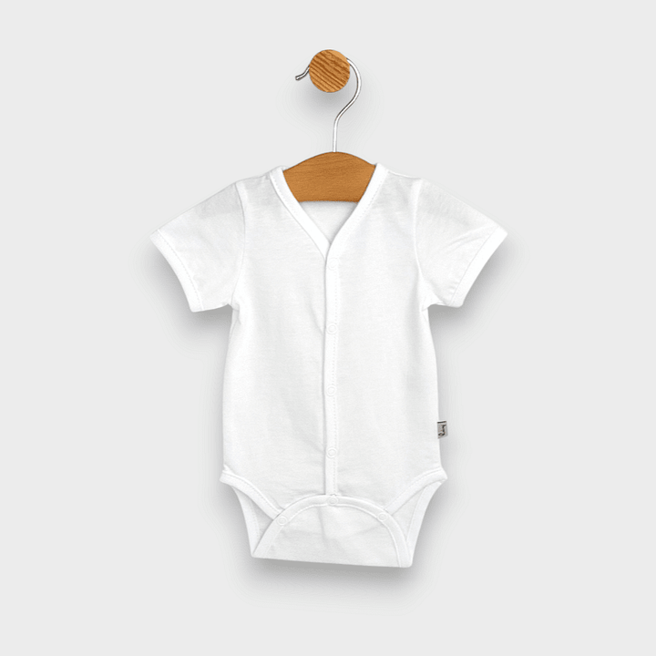 Rainy Бебешко боди с предно закопчаване и къс ръкав 48-80см