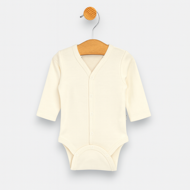 Rainy Бебешко боди с предно закопчаване 48 - 74см. екрю