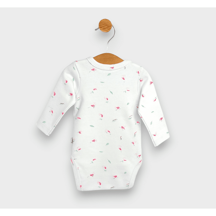 Rainy Бебешко боди със странично закопчаване 48 - 68см. Рози