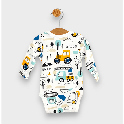 Rainy Бебешко боди със странично закопчаване 56 - 80см. Багери