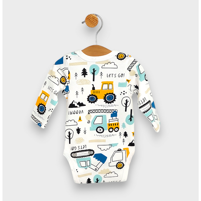 Rainy Бебешко боди със странично закопчаване 56 - 80см. Багери