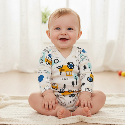 Rainy Бебешко боди със странично закопчаване 56 - 80см. Багери