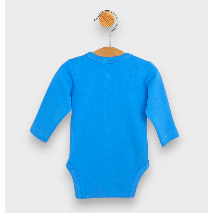 Rainy Бебешко боди със странично закопчаване Конче с балон 48 - 74 см. небе