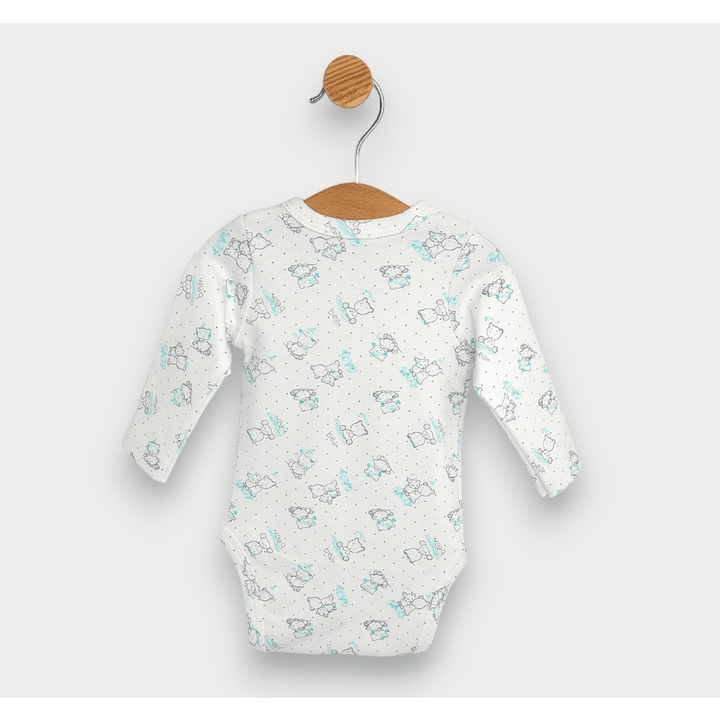 Rainy Бебешко боди със странично закопчаване Сиви мечета Baby 48 - 68см.