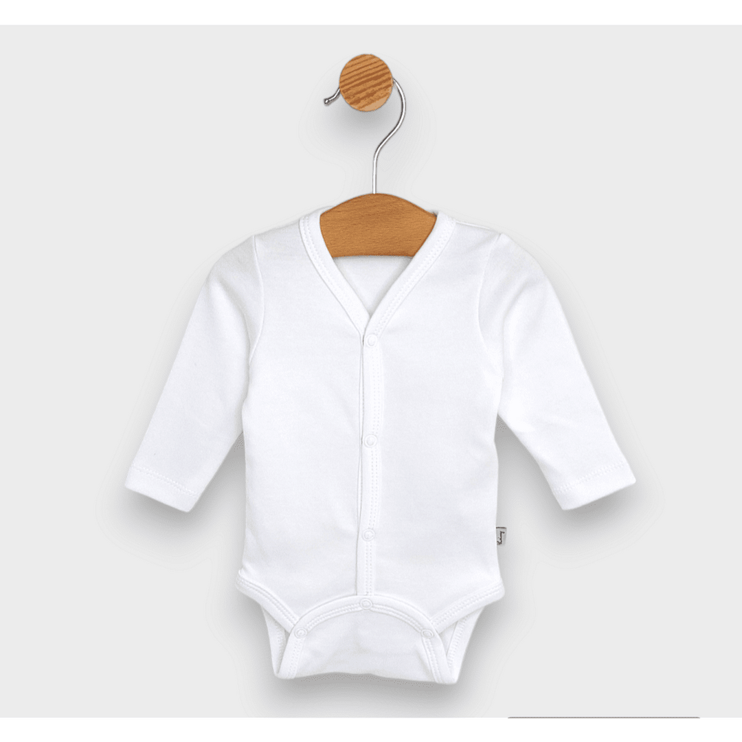 Rainy Бебешко боди Snowflake с предно закопчаване 48-74см.