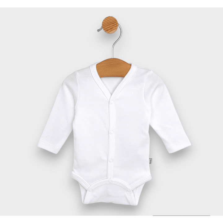 Rainy Бебешко боди Snowflake с предно закопчаване 48-74см.