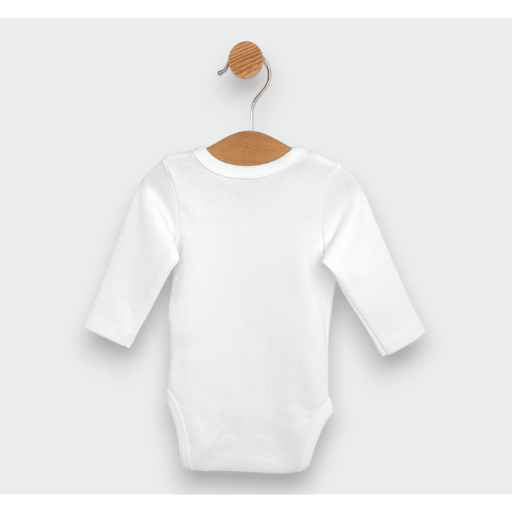 Rainy Бебешко боди Зайче с корона със странично закопчаване 48-68 см. екрю