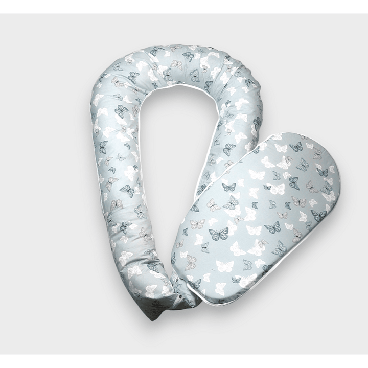 Rainy Бебешко гнездо за новородено 3в1 Пеперудки мента