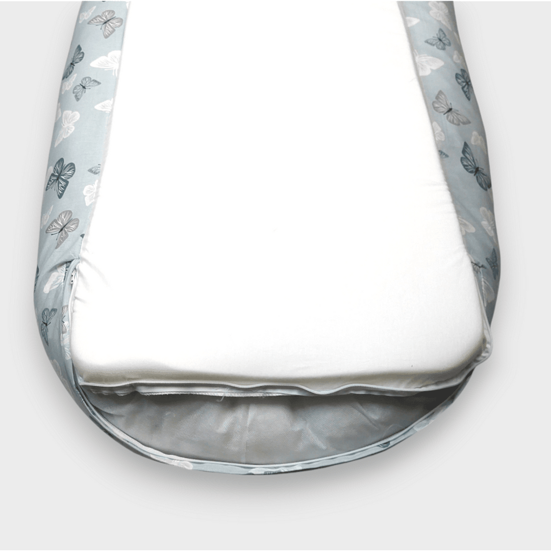 Rainy Бебешко гнездо за новородено Стандарт Пеперудки мента