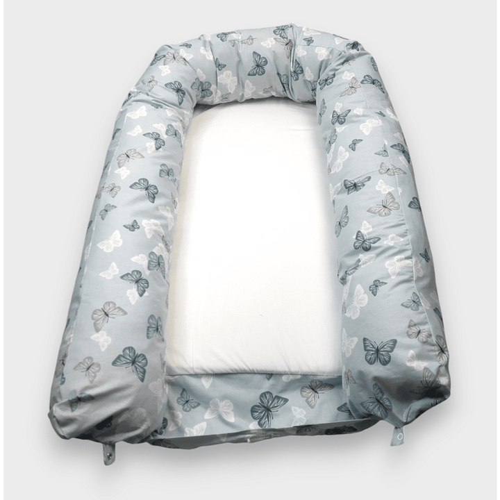 Rainy Бебешко гнездо за новородено Стандарт Пеперудки мента