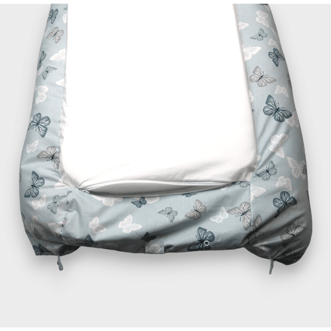 Rainy Бебешко гнездо за новородено Стандарт Пеперудки мента