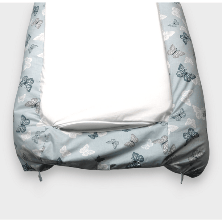 Rainy Бебешко гнездо за новородено Стандарт Пеперудки мента