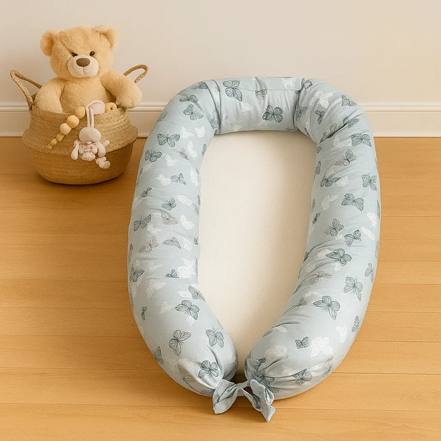 Rainy Бебешко гнездо за новородено Стандарт Пеперудки мента