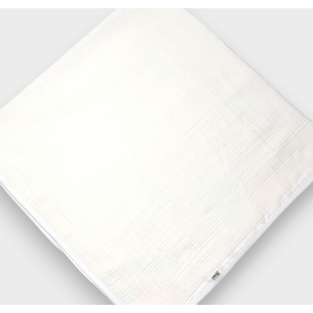 Rainy Бебешко муселиново одеяло 100/100 бял