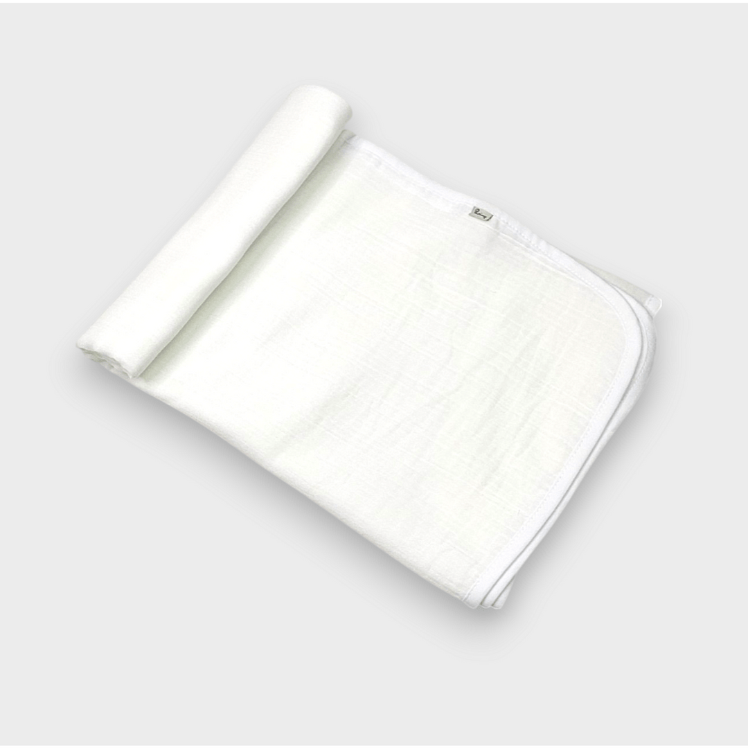 Rainy Бебешко муселиново одеяло 100/100 бял