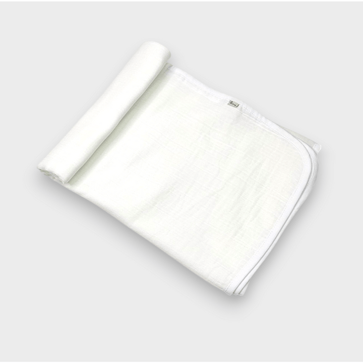 Rainy Бебешко муселиново одеяло 100/100 бял