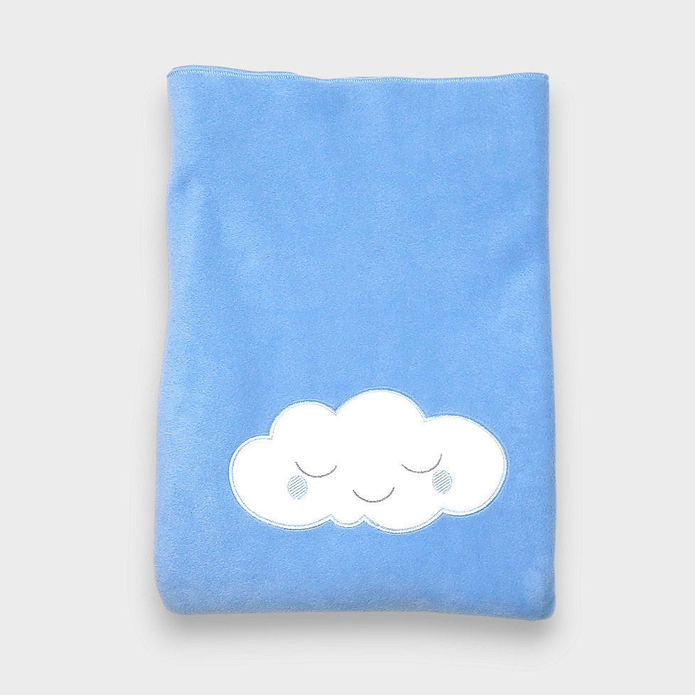 Rainy Бебешко одеяло Облаче 90/110 син