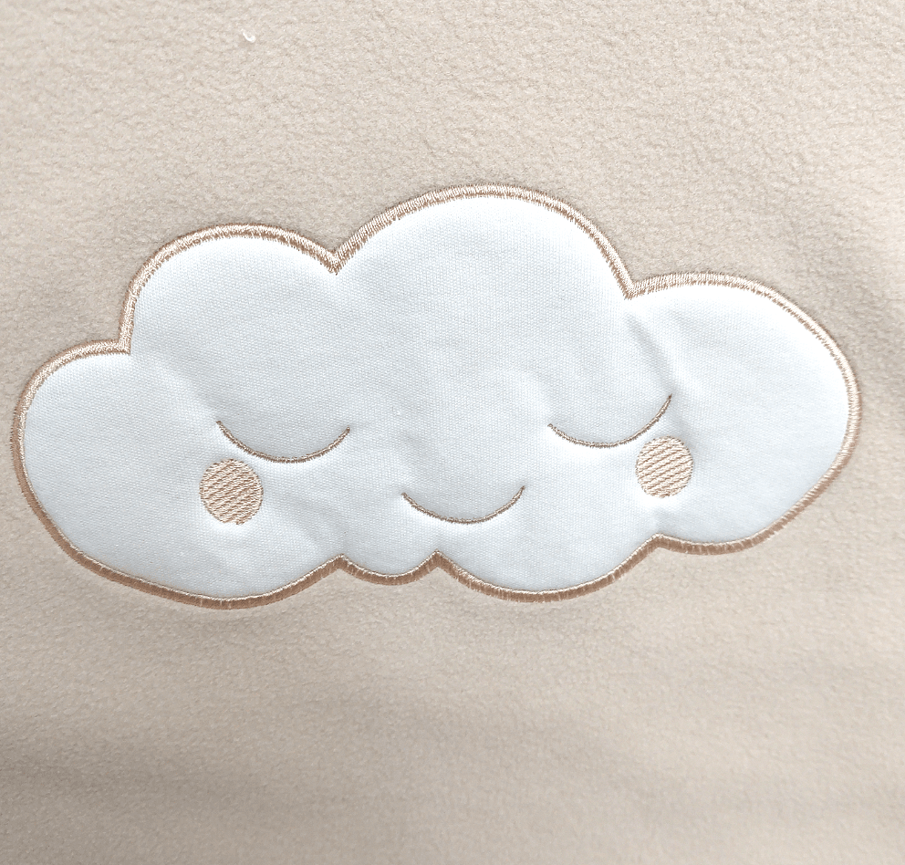 Rainy Бебешко одеяло Облаче 90/110 светло бежов