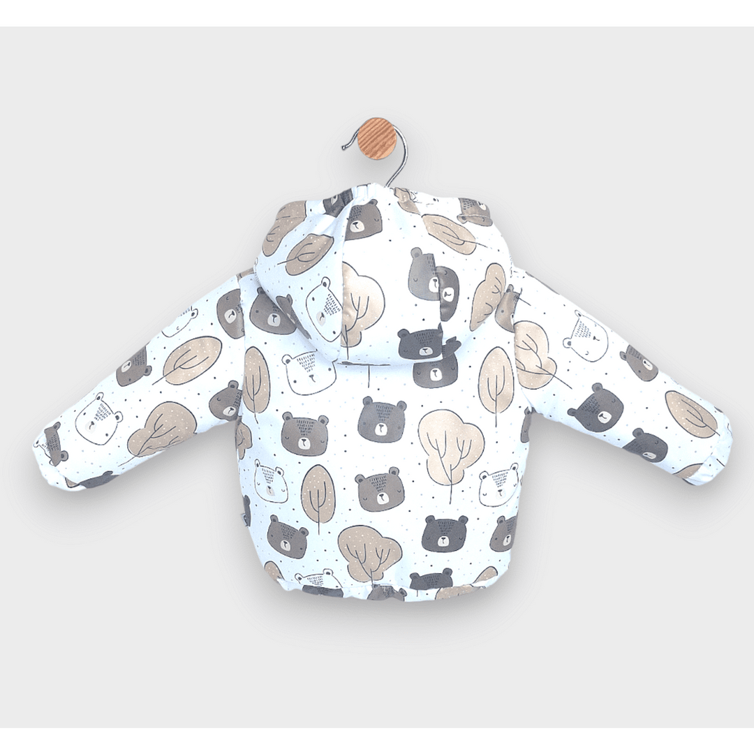 Rainy Бебешко Ватирано яке 62 - 92 см. Bears and trees