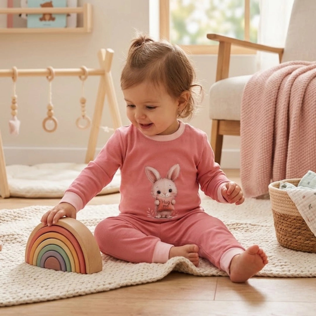 Rainy Детска пижама с дълъг ръкав Hug me Rabbit 74-110см.