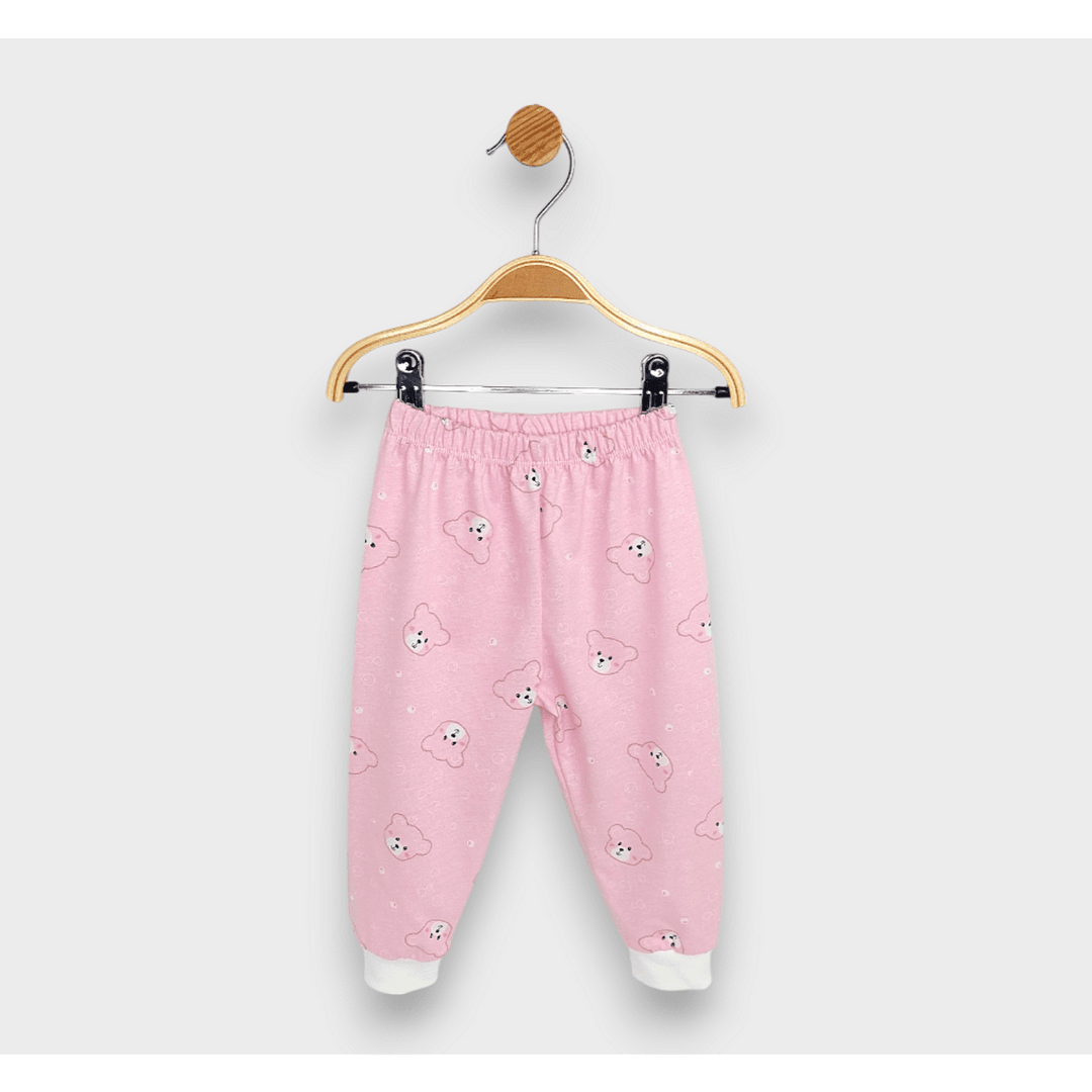 Rainy Детска пижама с дълъг ръкав Мече 74-110см. розов