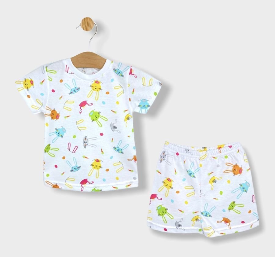 Rainy Детска пижама с къс ръкав Print за момиче