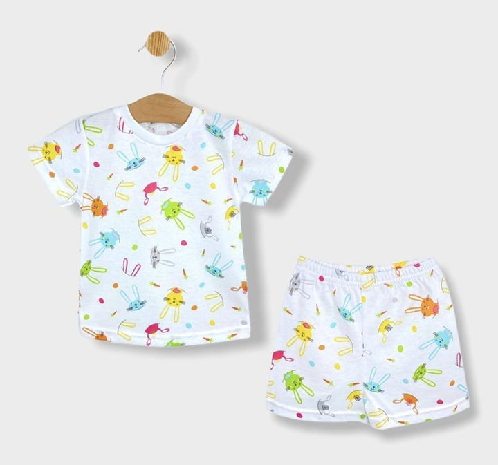 Rainy Детска пижама с къс ръкав Print за момиче