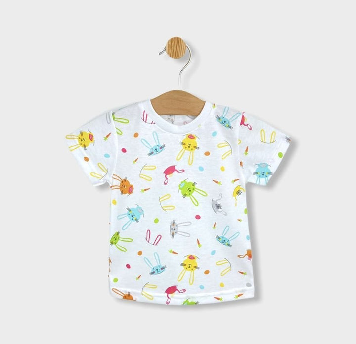Rainy Детска пижама с къс ръкав Print за момиче