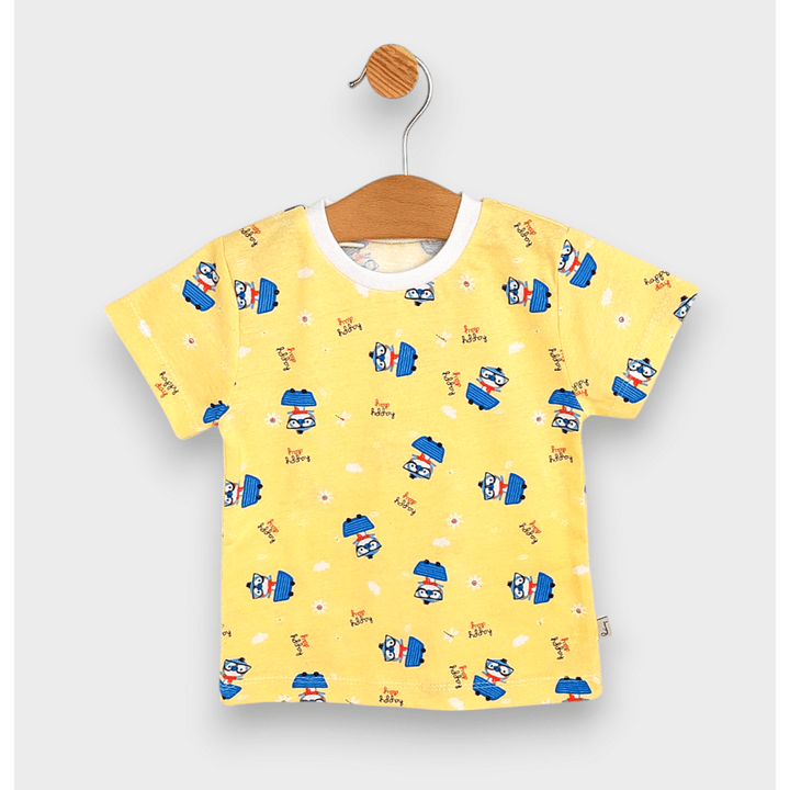 Rainy Детска пижама с къс ръкав Синьо пиле 74-110 см.