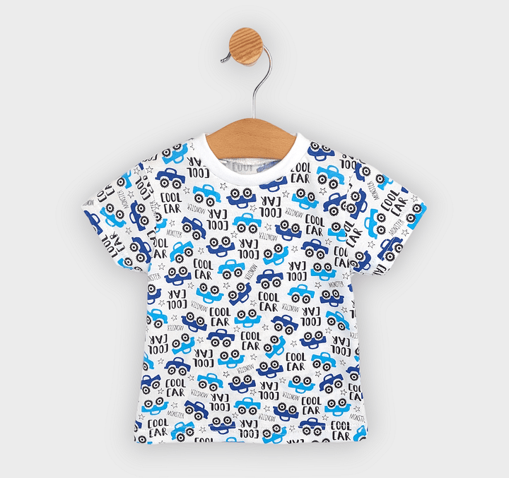 Rainy Детска пижама с къс ръкав Cool car 74-110 см.