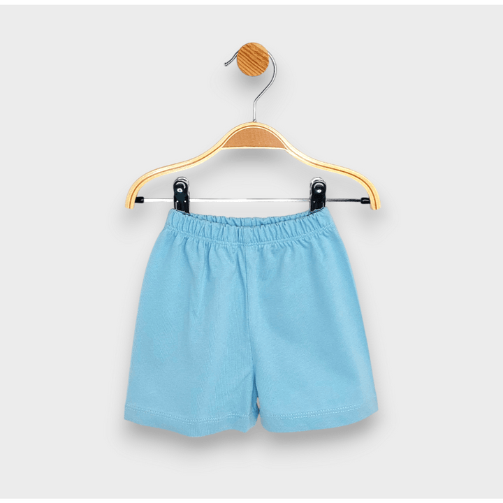 Rainy Детска пижама с къс ръкав Звездно мече син 74 - 110 см. бял/небе